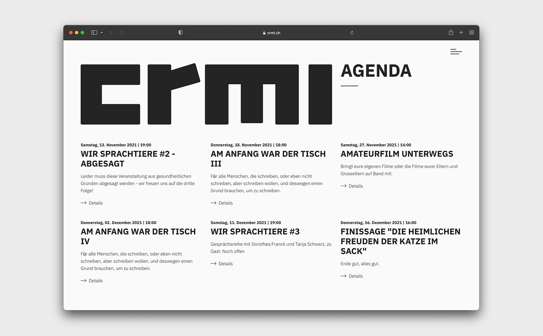 Website Galerie CRMI Bild 1